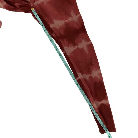 Nike Dri-Fit One Luxe Mid-Rise Oxen Brown Maroon Leggings NWT Small - Picture 14 of 15